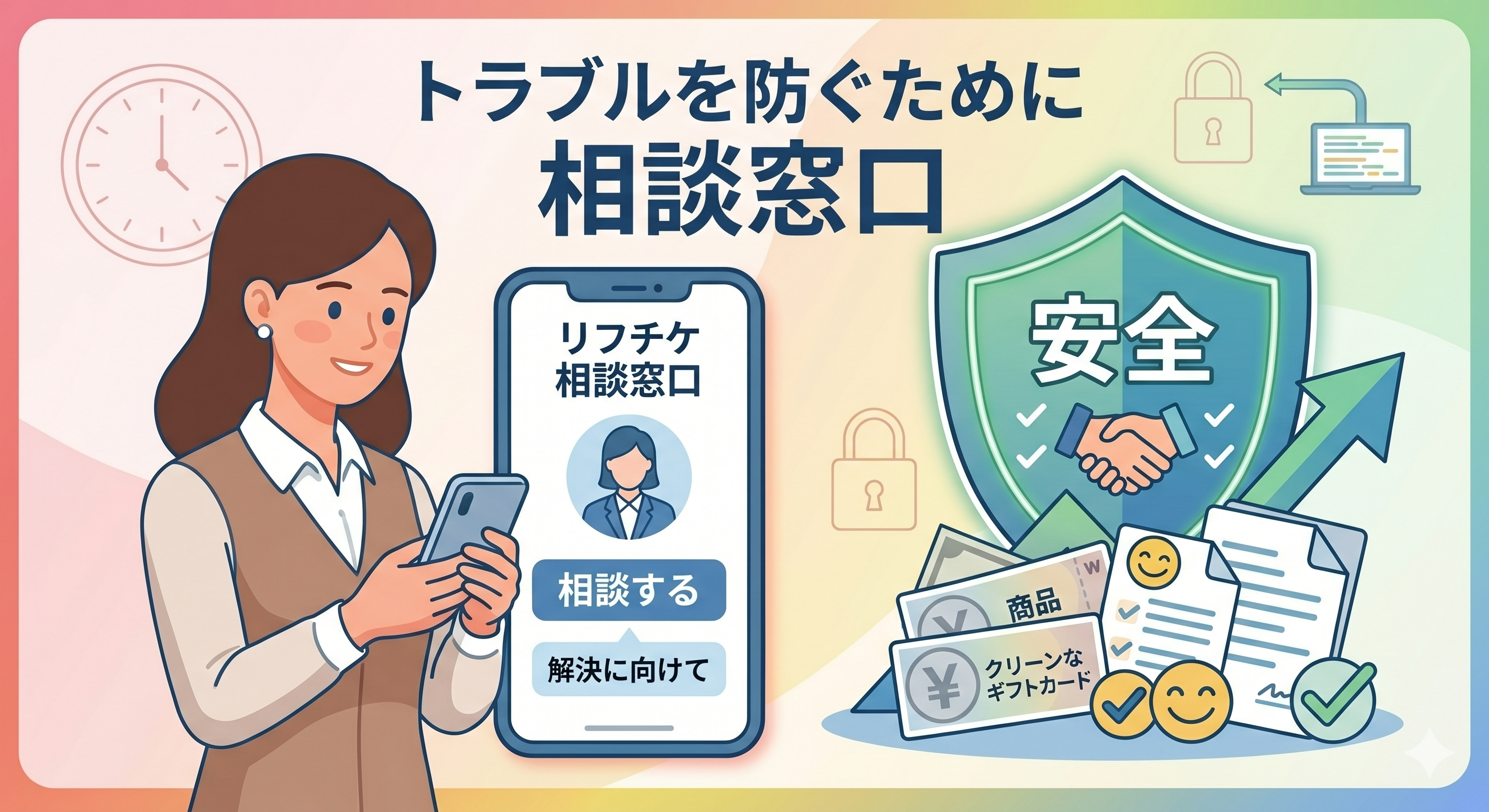 リフチケでトラブルを防ぐための相談窓口